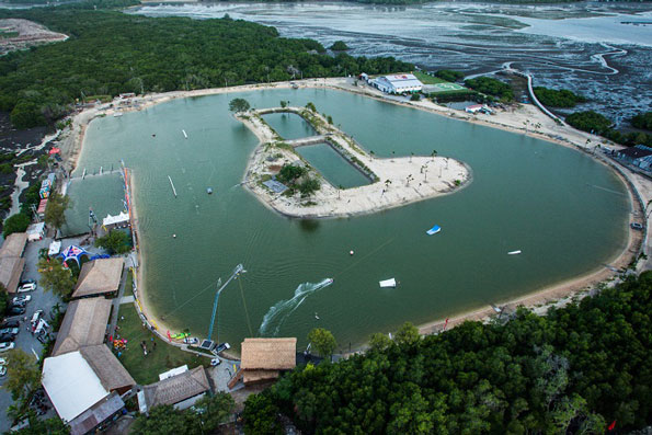 Bali Wake Park bird view