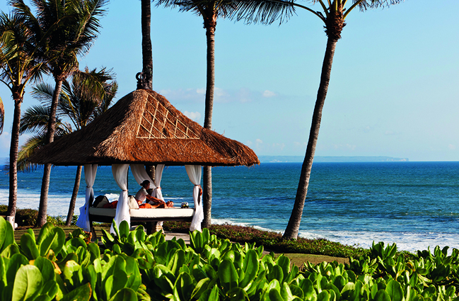 Nirwana Spa - Spa treatment at the Bale by the beach of Pan Pacific Nirwana Bali Resort