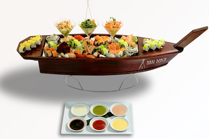 Nikki Beach Sushi Boat Full