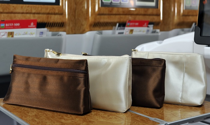 New Bvlgari amenity kits in Emirates First and Business Class