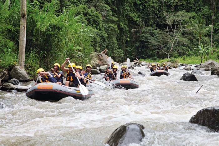 White Wafter Rafting in Bali Adventure Tours