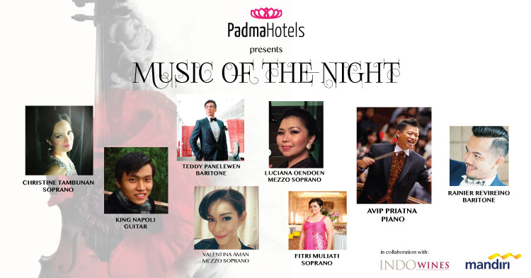 Music of the night at Padma Bali