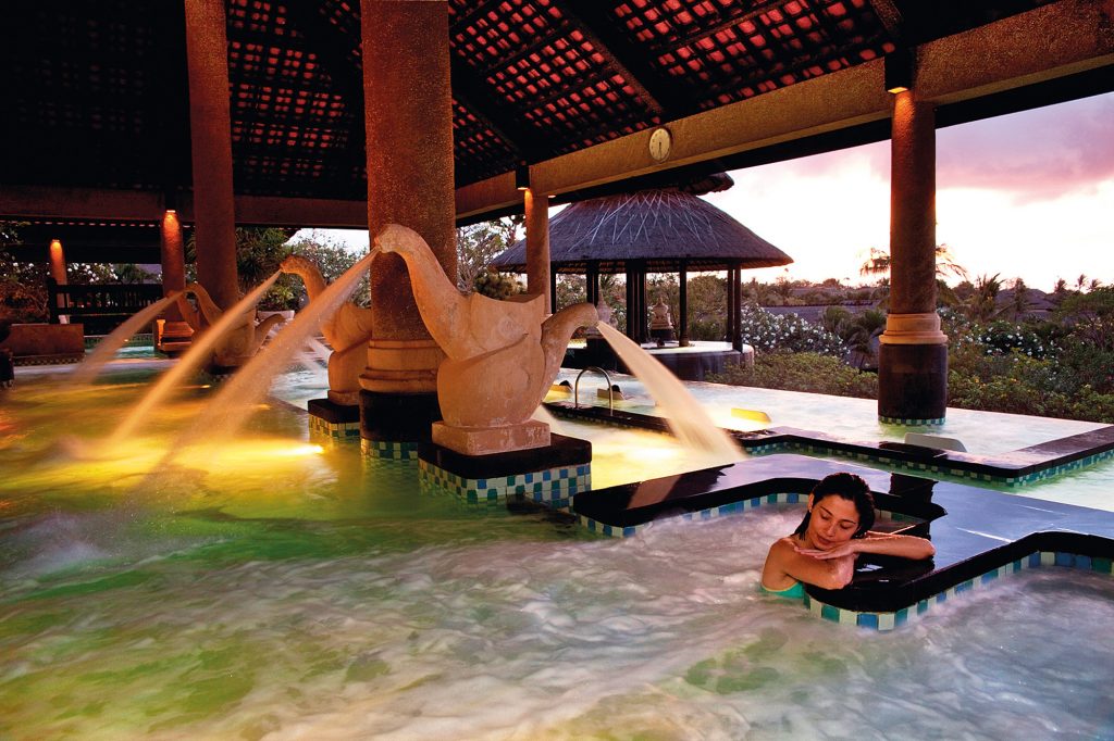 Aquatic Seawater Therapy Pool at Thermes Marins Bali