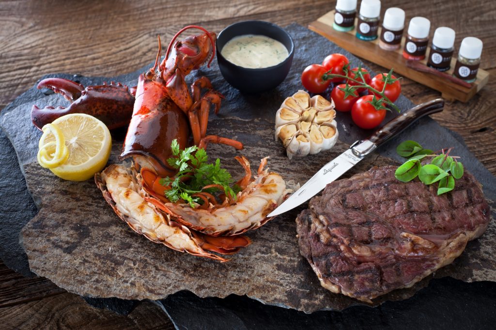 Theme - International Food - Dinner - Dava Ayana - Steak and Lobster
