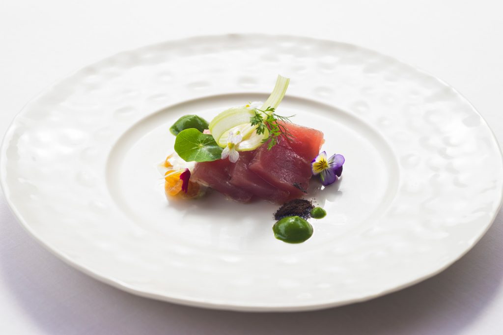 Theme - International Food - Dinner - Kubu - Tuna Crudo