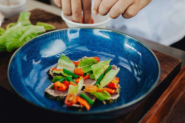 A hand-crafted Nicoise, done with seaside style
