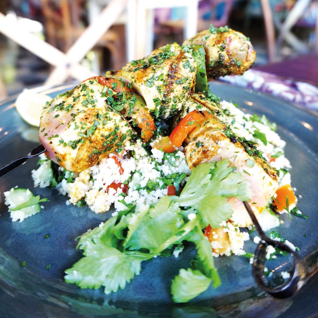 Chermoula Spiced Tuna Kebab