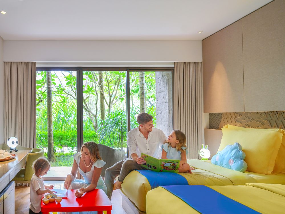 Family-Friendly Hotels in Bali - Mövenpick - Family Prestige Room with Family