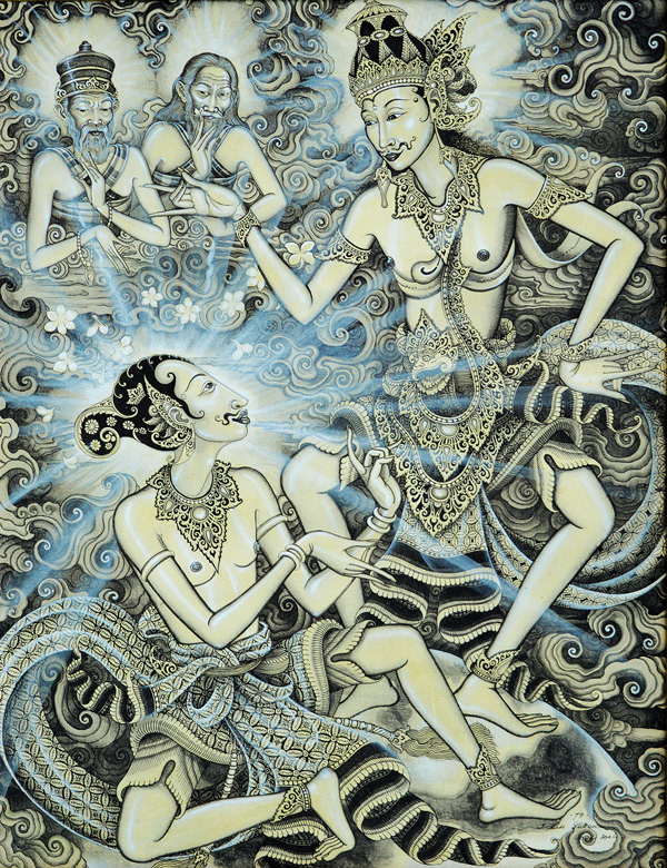 Dialog Arjuna and Kresna - Made Sukada