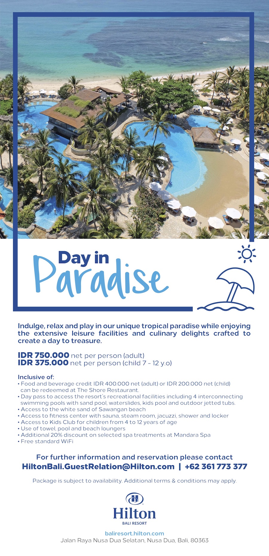 New Day in Paradise_Hilton Bali Resort_2018