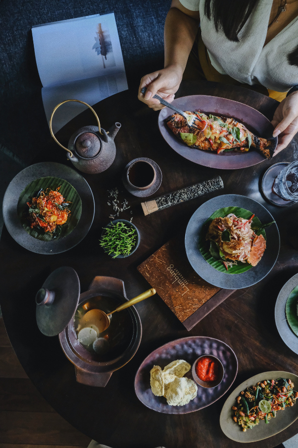 The Colourful Indonesian dishes at Lumbung Ubud restaurants