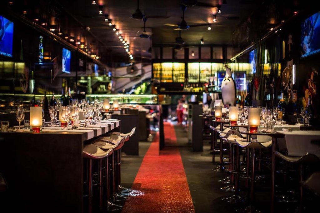 Where to party in Bali Red Carpet champagne bar