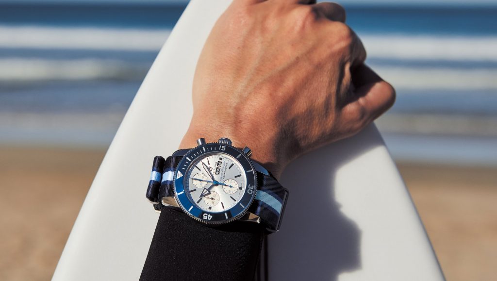 Kelly Slater in Bali Breitling Ocean Conservancy
