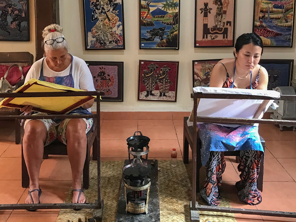 Bali Art Classes - Batik Making - Ubud 1