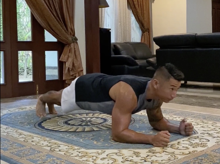Home workout with Coach Vincent