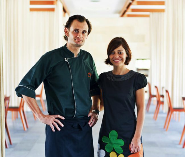 Cuca Restaurant Bali Chef Kevin Cherkas and Virginia Eteziene