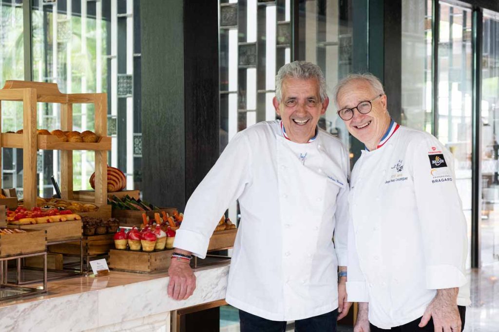 Kempinksi-Brunch-Jean-Yves-Leuranguer-and-Chef-Philippe-Urraca