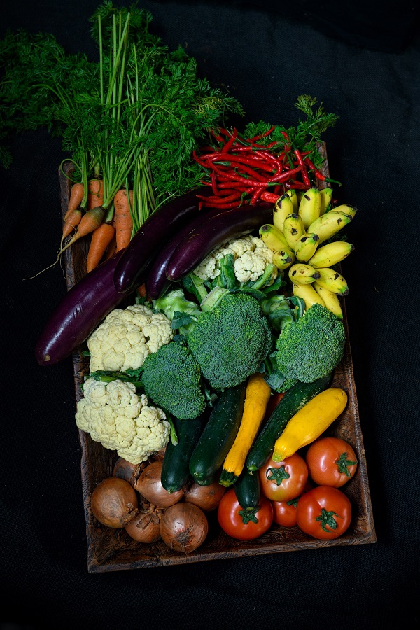 Tray of Fresh Produce