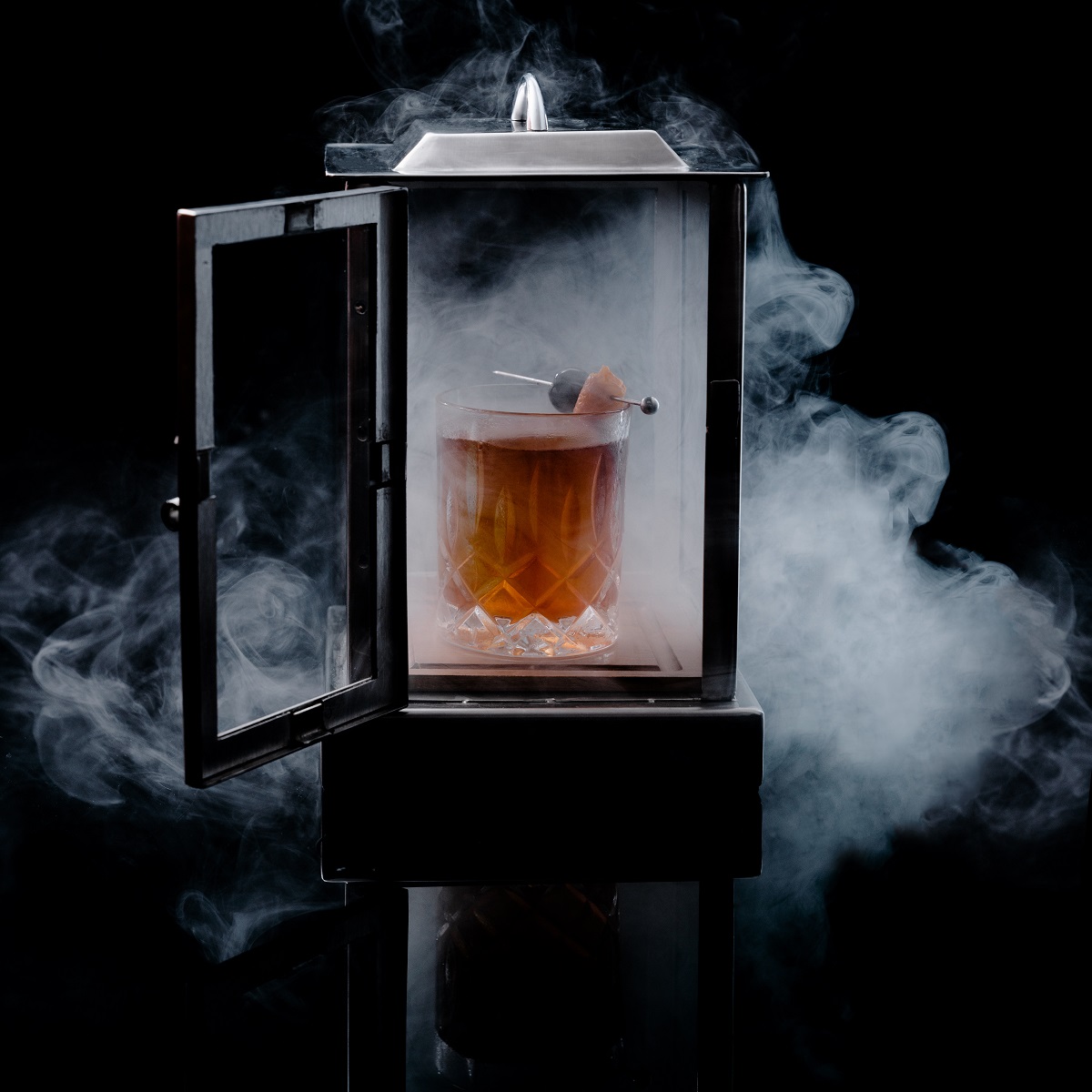 Sunset Cabana Bar - Smoked Old Fashioned