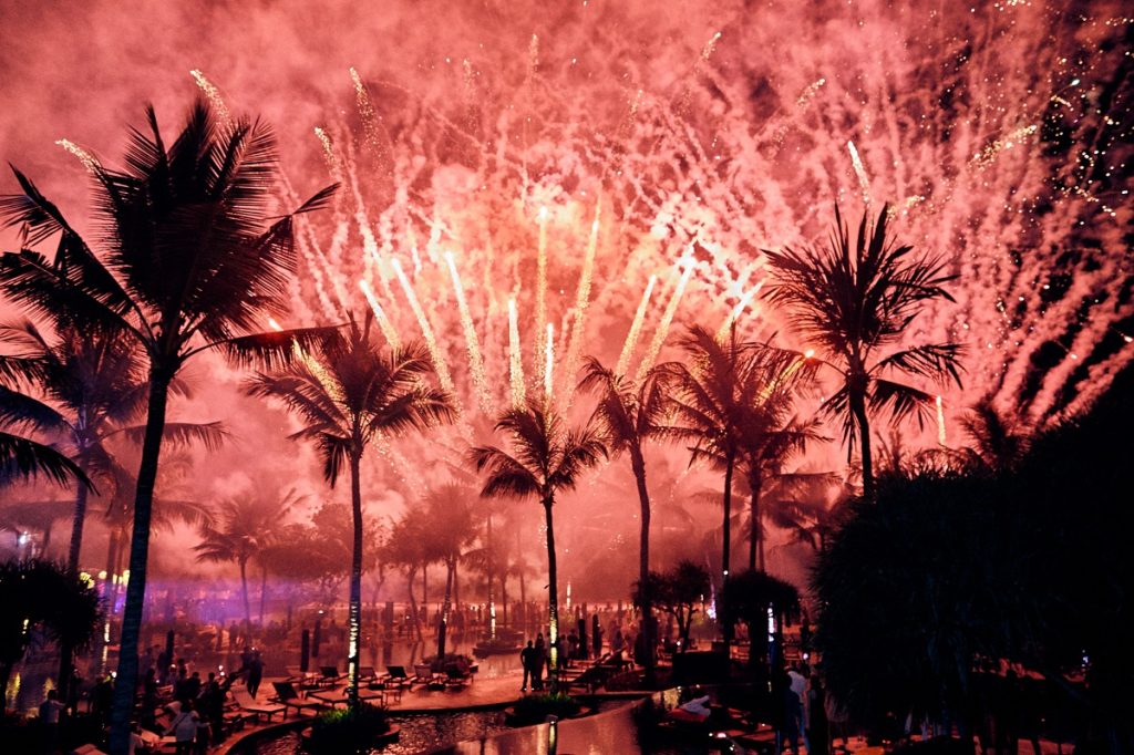 W Bali - New Year's Fireworks