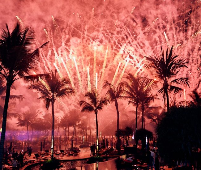 W Bali - New Year's Fireworks