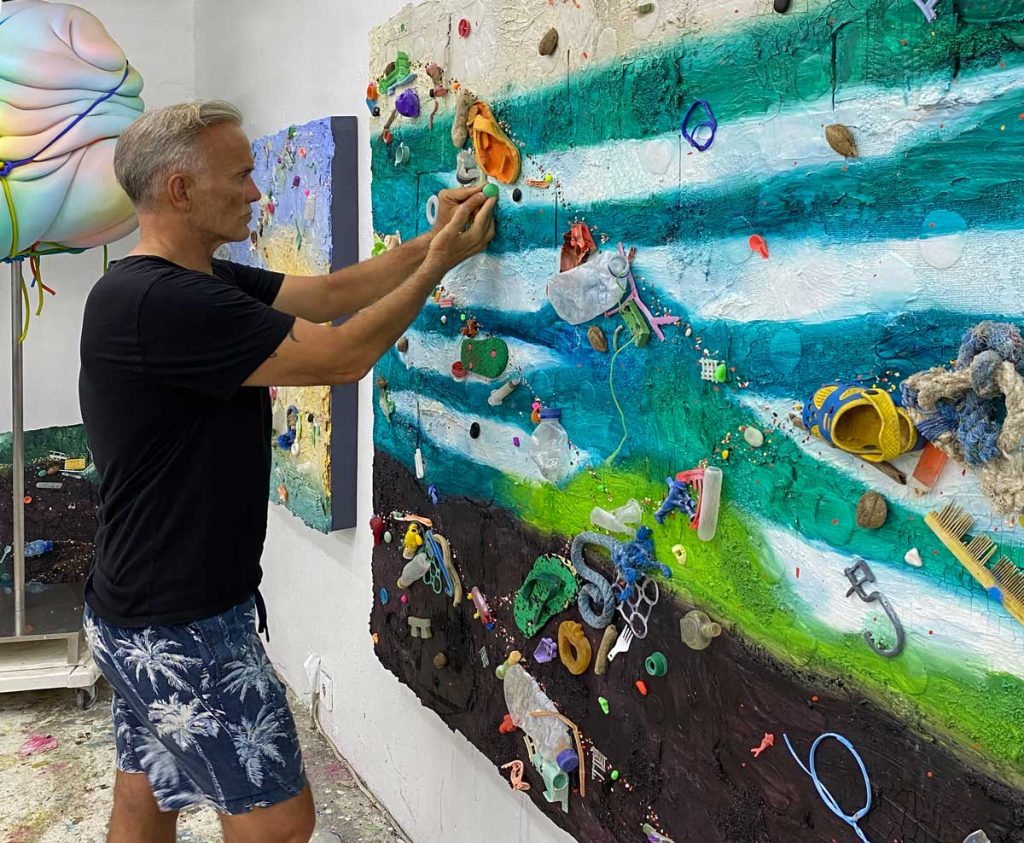 Ashley-Bickerton-in-his-Bali-Studio