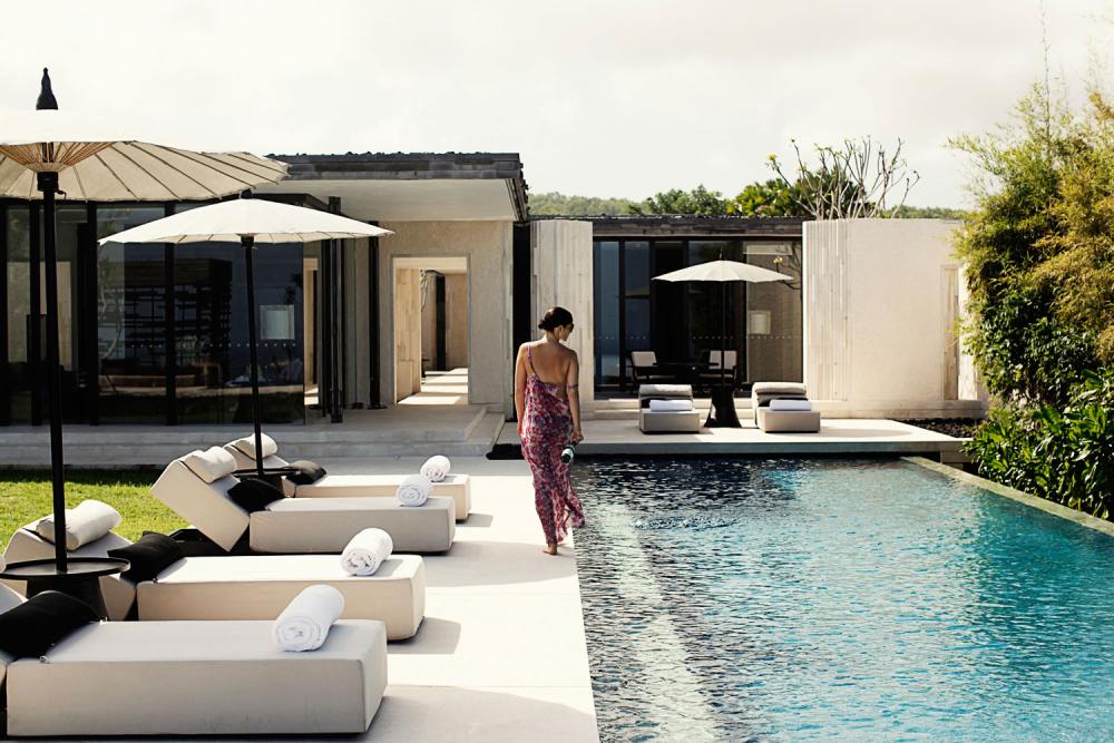 Pools at Three-Bedroom Cliff Edge Villa at Alila Villas Uluwatu