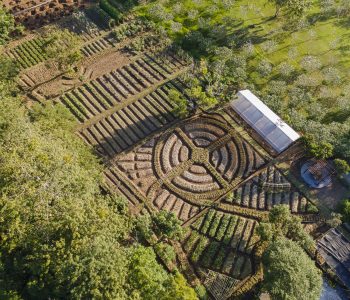 Aerial view of AYANA Farm