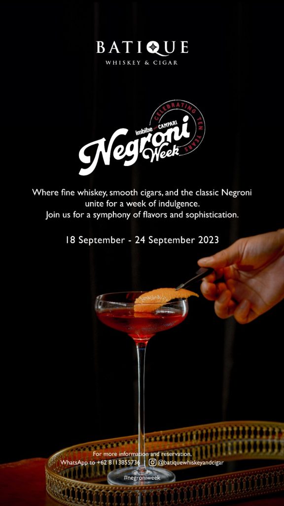 Alila Villas Uluwatu Negroni Week 1