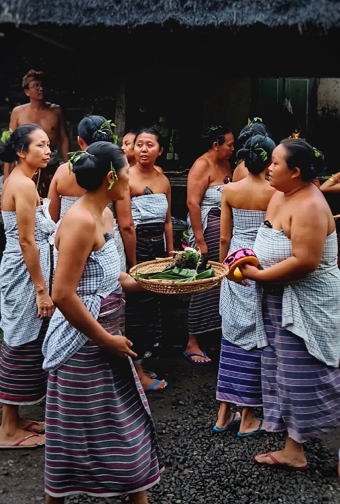 Preparing for ceremony