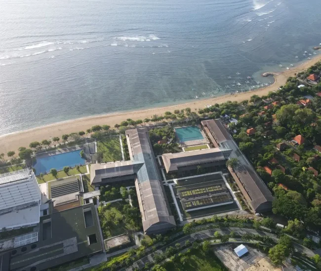 The Meru Sanur Aerial