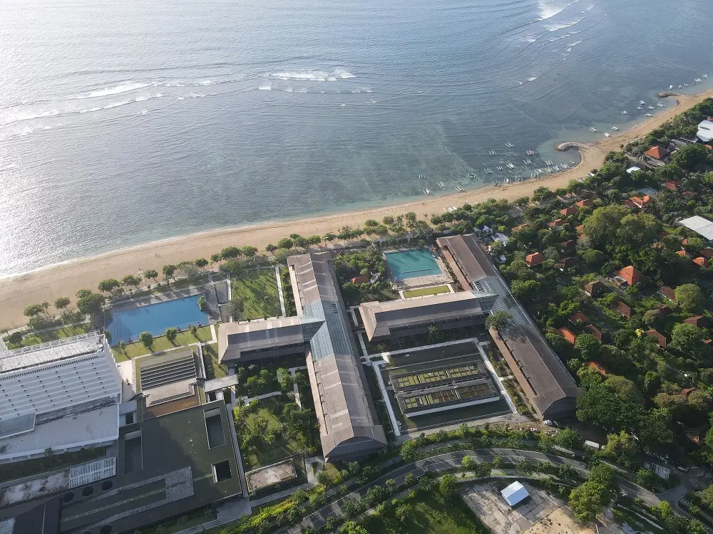The Meru Sanur Aerial
