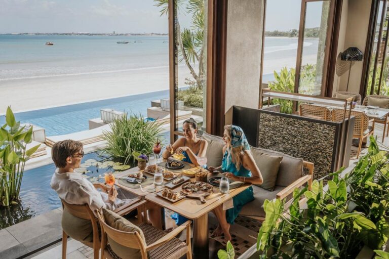 Relax Restaurant at Relax Bali Beach Front Dive & Spa Resort