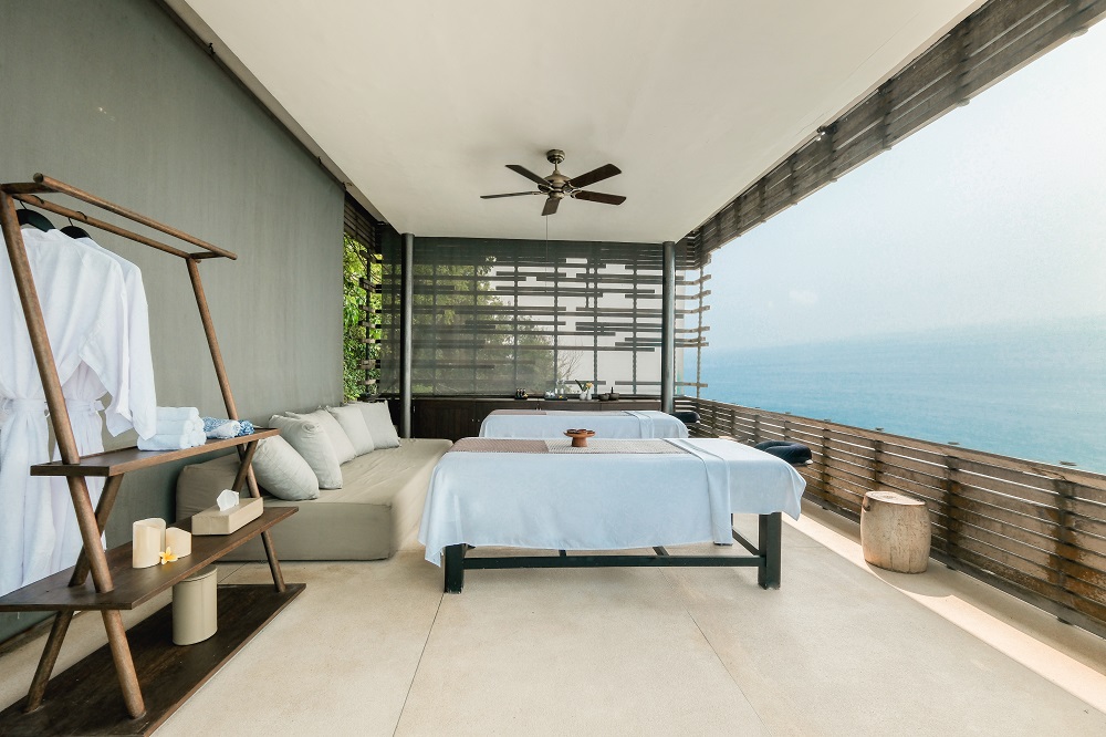 Couples spas in Bali - Cliff Edge Cabana Spa Aerial