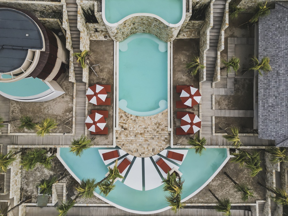 Seascape Uluwatu - Aerial Main Pool
