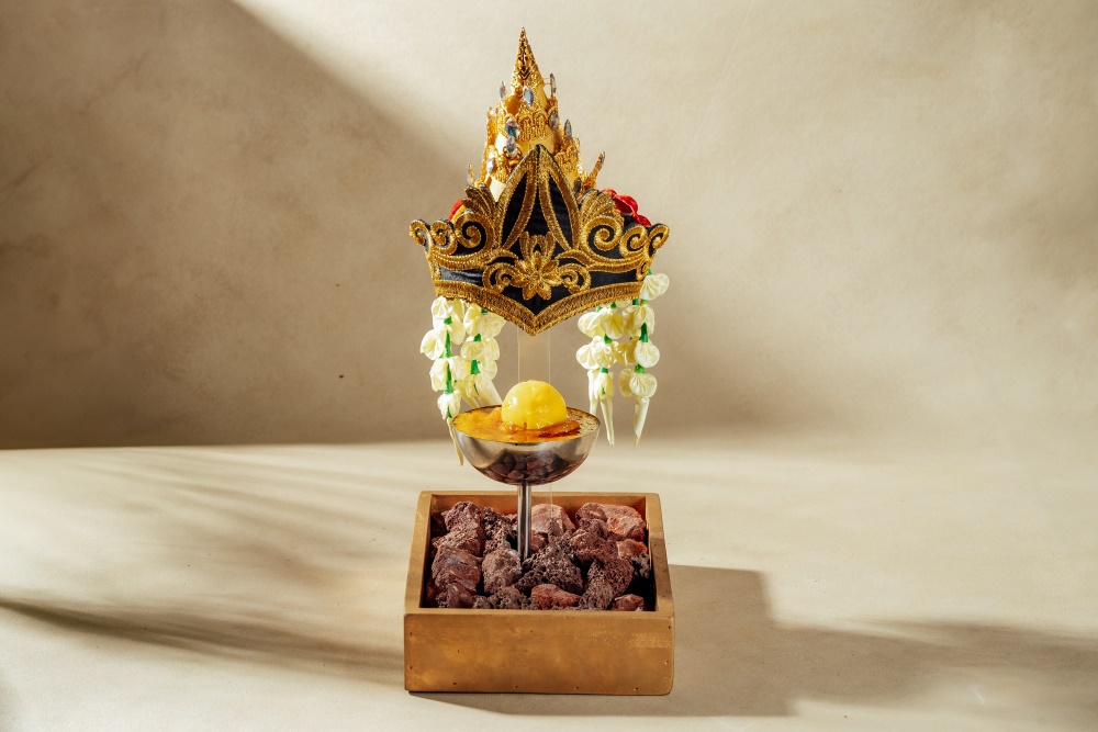 Flairs Ubud Mango Rice Crème Brulée