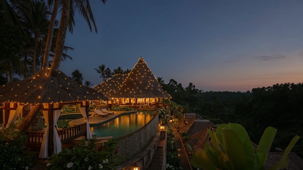Christmas in Bali - CasCades Restaurant
