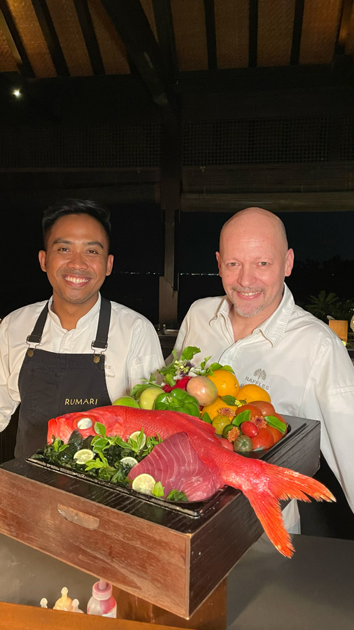 Rumari-Counter-Raffles-Bali-Chef-Gaetan-7