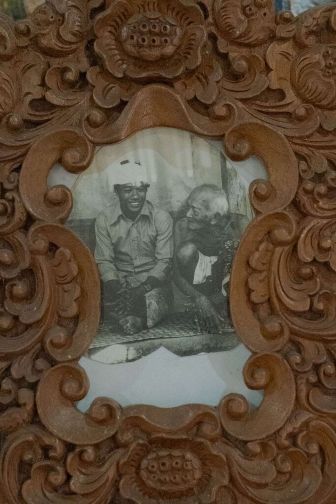 An archival photograph featuring the legendary Gusti Nyoman Lempad attending Gusti Nyoman Darta’s tooth-filing ceremony.