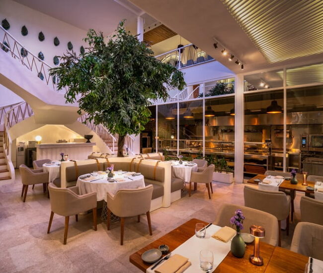The Interior View of MAURI Restaurant