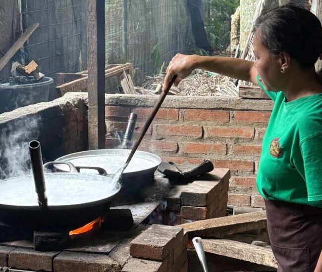 Balinese Woman Cooking - Nandusin and Tlengis