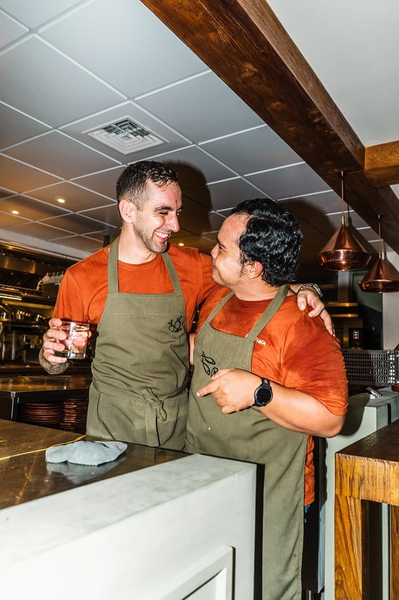 I wanted to create something that felt like home,” says Chef Maurizio. “A place that reminds you of those long family meals back in Italy, where time slows down and the table becomes the heart of everything. I grew up with an aunt who brought us all together. She would cook all day, from the bread to the dessert, just to see everyone smiling around the table. It wasn’t about perfection, it was about love and sharing life moments, and that’s exactly what I wanted to bring to Zia Tina."