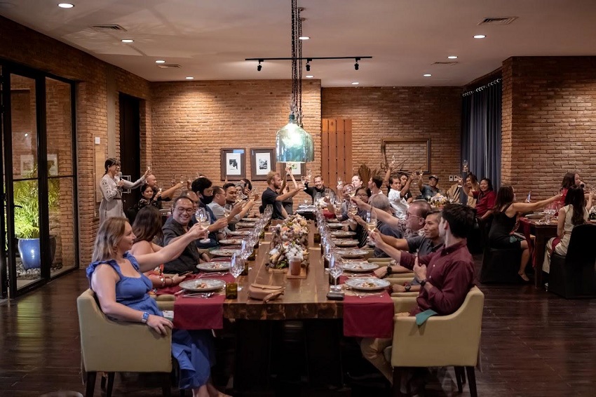 Hatten Wines’ Private Dining Room