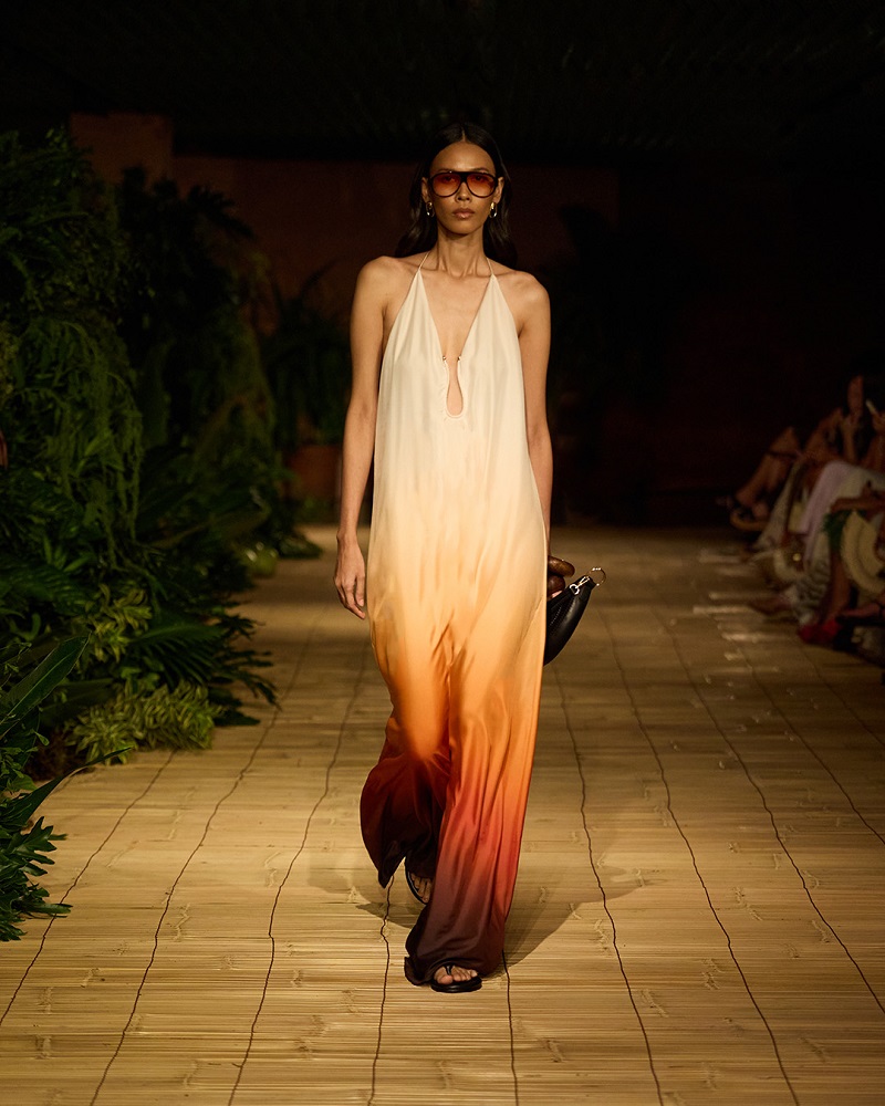 The result is a diverse capsule of vibrant pieces, from a beach-ready Tunic Dress to chic statement tees, and versatile Maxi Dresses that would suit a Sunday brunch occasion as much as any evening soirée. This 2026 release is playful and punchy, like the ‘Ronaldo’ the sports-inspired knitwear; as well as tastefully tropical, like the sunset ombre Robin Dresses in Habotai Silk.