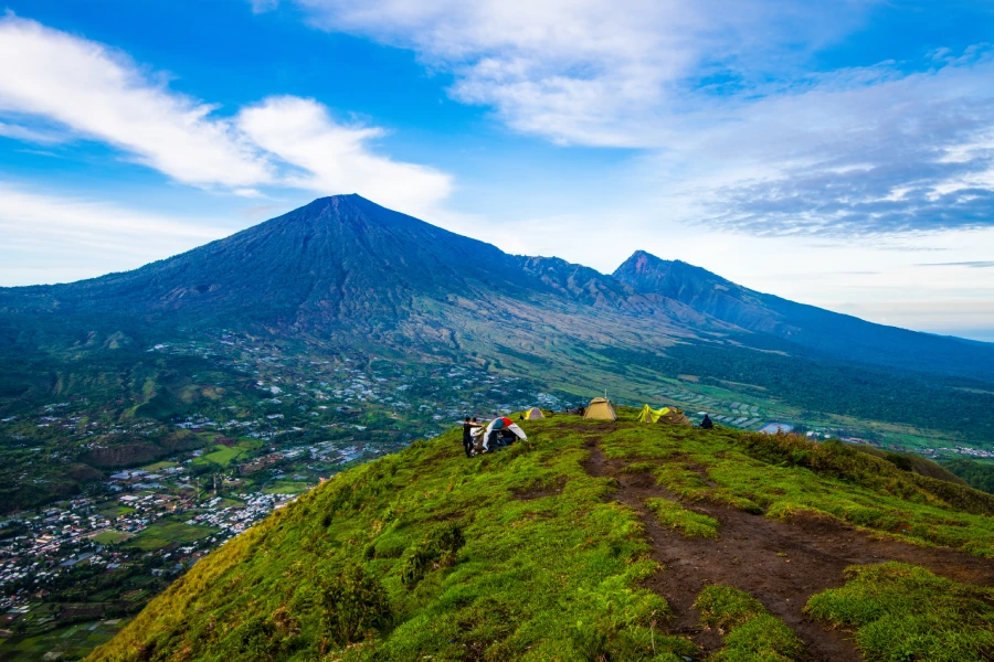 Sembalun and Mount Rinjani, photo by David Metcalf