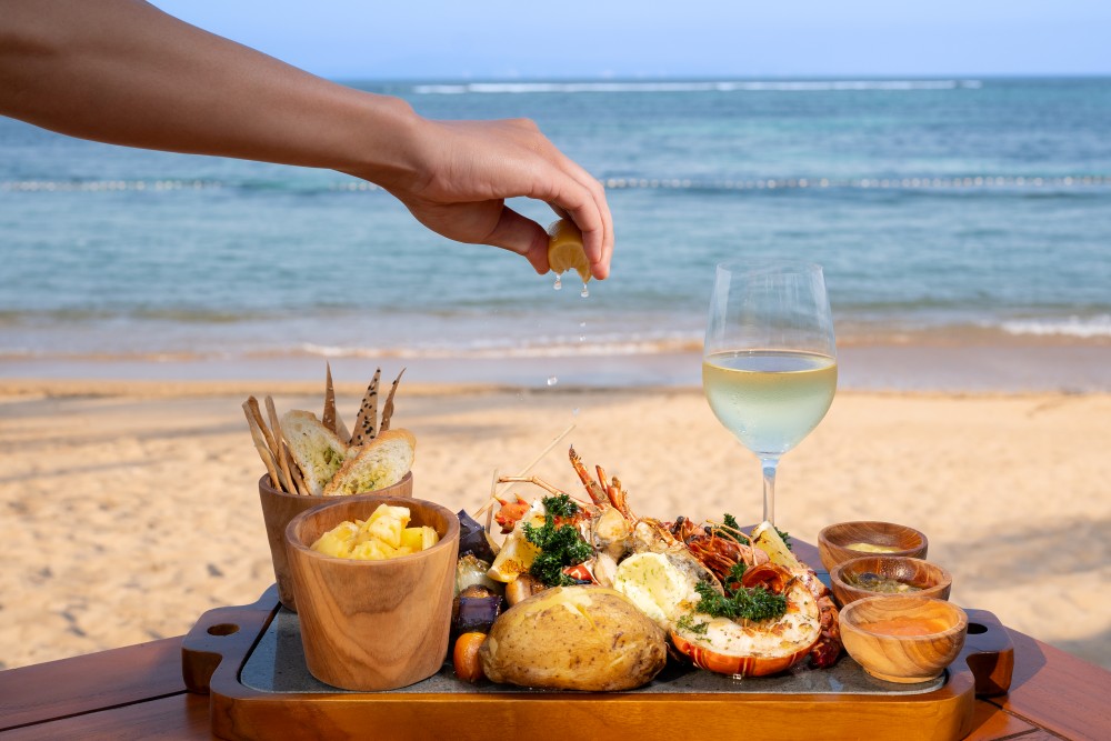Beachfront Restaurants in Bali - Eight Degrees South Seacuterie Board