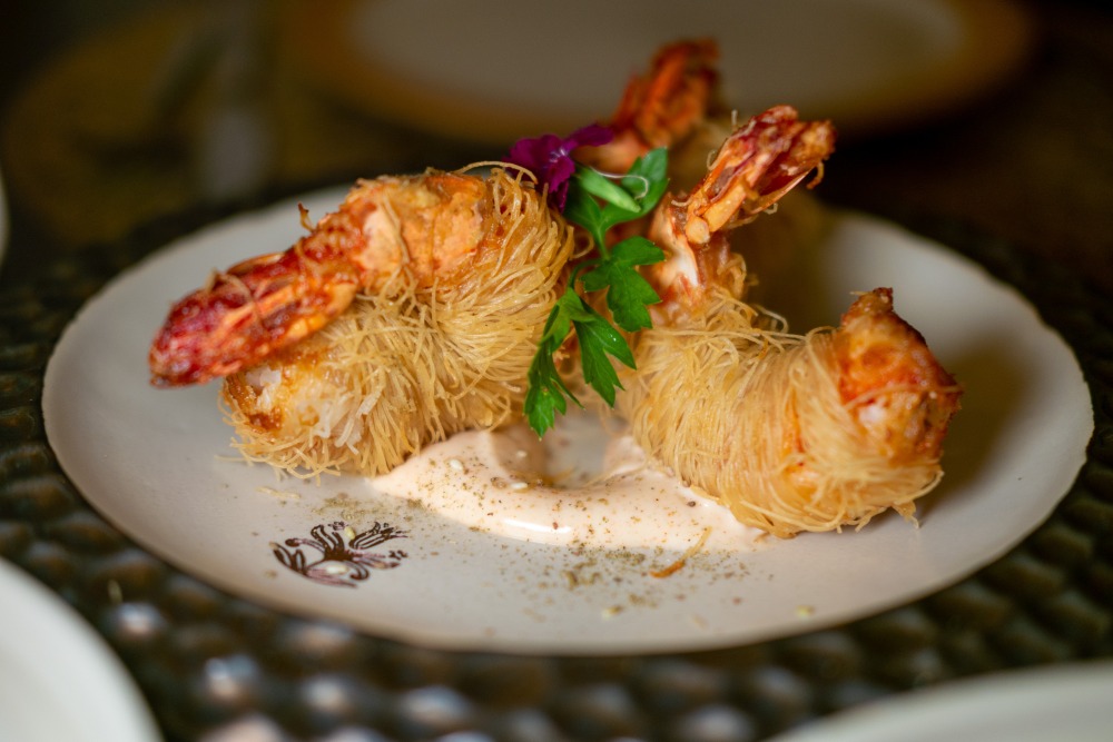 Samira Restaurant Prawn Kataifi