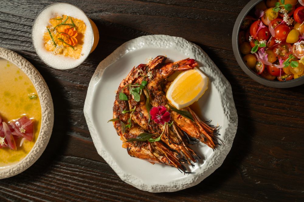 SugarSand Borderless Menu - Grilled Papuan Prawn