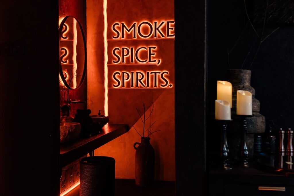 ORYn brings together an open-fire kitchen, bold flavours, and imaginative sips under three defining pillars: Smoke, Spice, and Spirits.