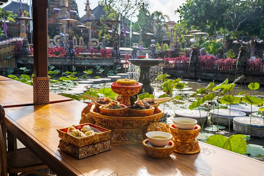 The Café Lotus’ Authentic Dining in a Balinese Temple